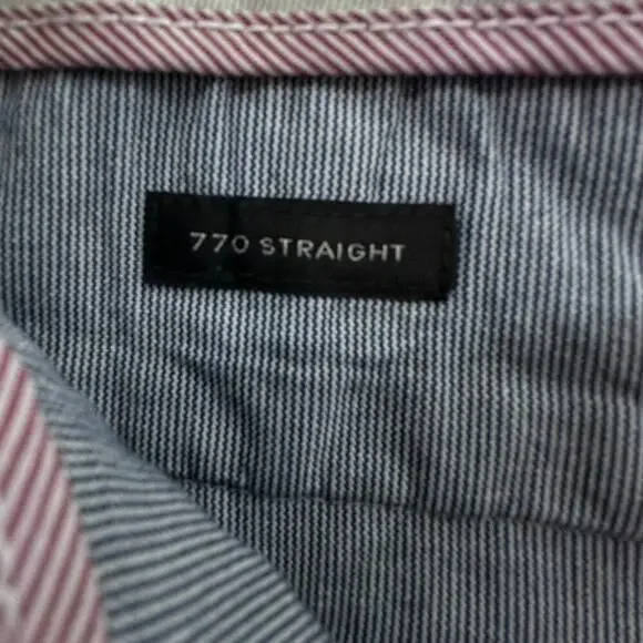 J. Crew Men's 30 x 34 Chinos Blue Straight Leg Embroidered Scuba Divers Vacation - Picture 7 of 12